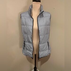 Marc New York Houndstooth  Vest, Duck Down, size Large